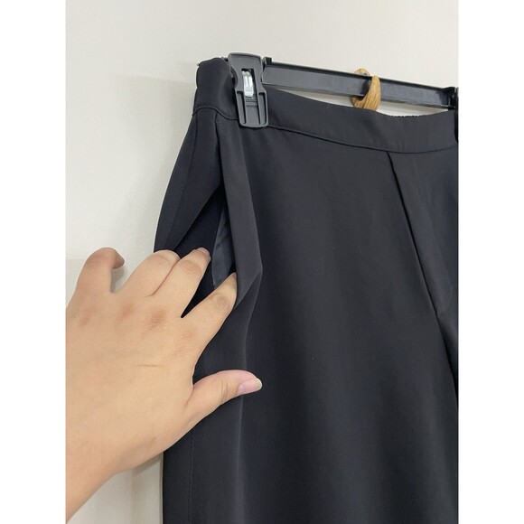 Madewell Womens Pull-On Straight Pants in Crepe Black NWT $108 Size XL - Picture 7 of 15